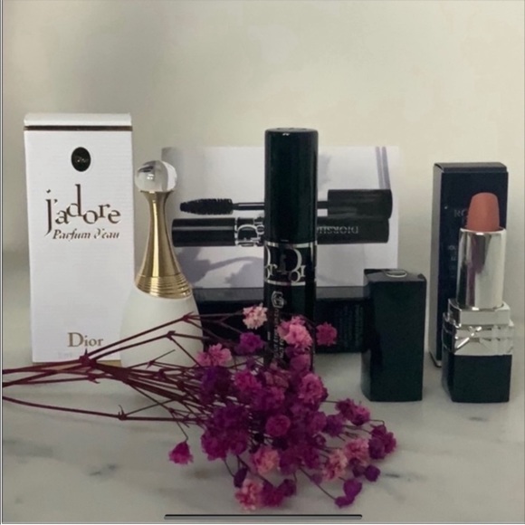 Dior Rouge 100 Nude Diorshow Black Mascara Dior Jadore - Picture 1 of 4